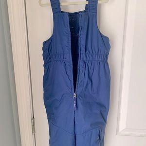 LL Bean Kids 4T Bib Snowpants, Blue, Good Condition!